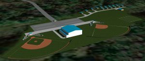 Big League Camp - sports training facility drawing